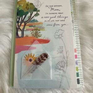 💥10/$10 Colorful Birthday Card for Mom